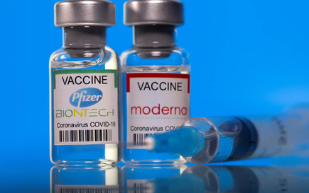 Cho phép tiêm trộn vắc-xin Moderna cho người đã tiêm mũi 1 Pfizer hoặc AstraZeneca