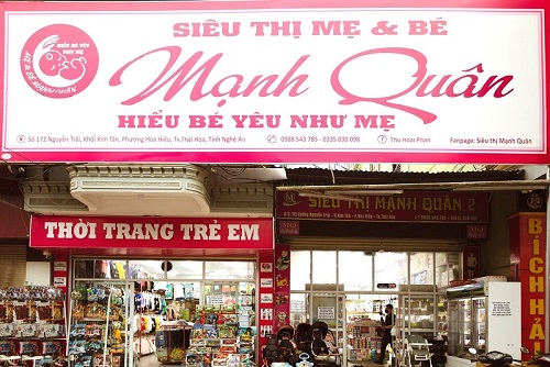 Cửa hàng mẹ và bé Mạnh Quân - Địa chỉ tin cậy không thể bỏ lỡ của các mẹ bầu và em bé