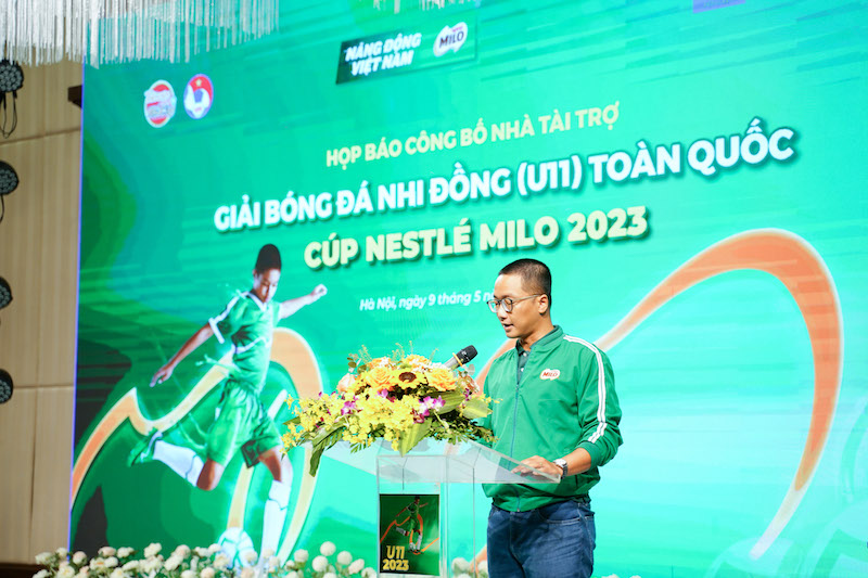 Nestlé MILO đồng hành cùng Giải Bóng đá Nhi đồng (U11) toàn quốc – Cúp Nestlé MILO 2023