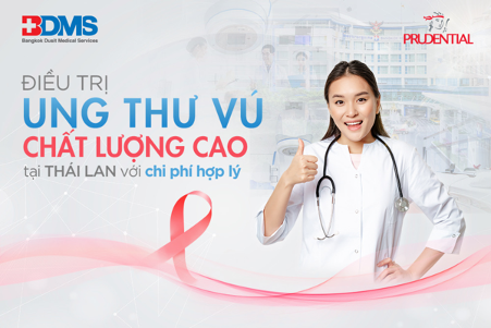 Điều trị ung thư vú chất lượng cao với chi phí hợp lý cùng Prudential