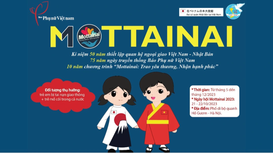 Mottainai Run 2023 gây quỹ hỗ trợ 280 trẻ mồ côi, trẻ em bị ảnh hưởng bởi tai nạn giao thông