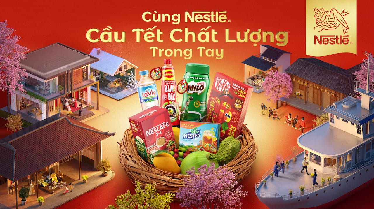 Cùng Nestlé, Cầu Tết Chất Lượng Trong Tay: Khởi động Xuân Ất Tỵ 2025 với những khoảnh khắc đoàn viên ý nghĩa