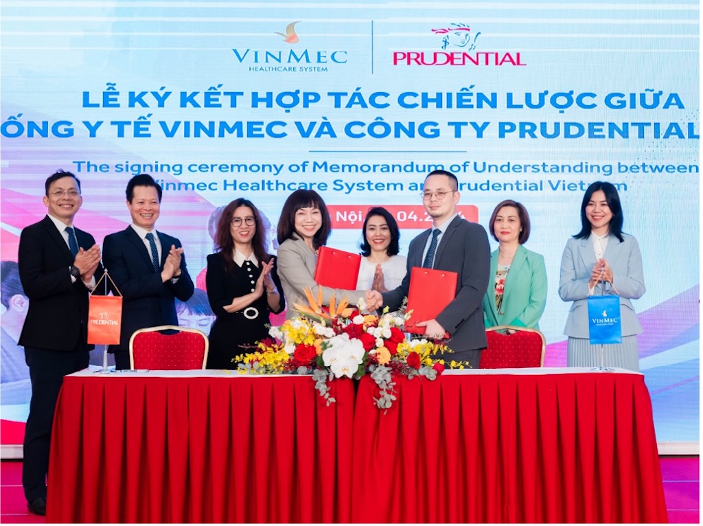 Prudential và Vinmec ký kết hợp tác chiến lược, mang lại giải pháp y tế tốt hơn cho khách hàng